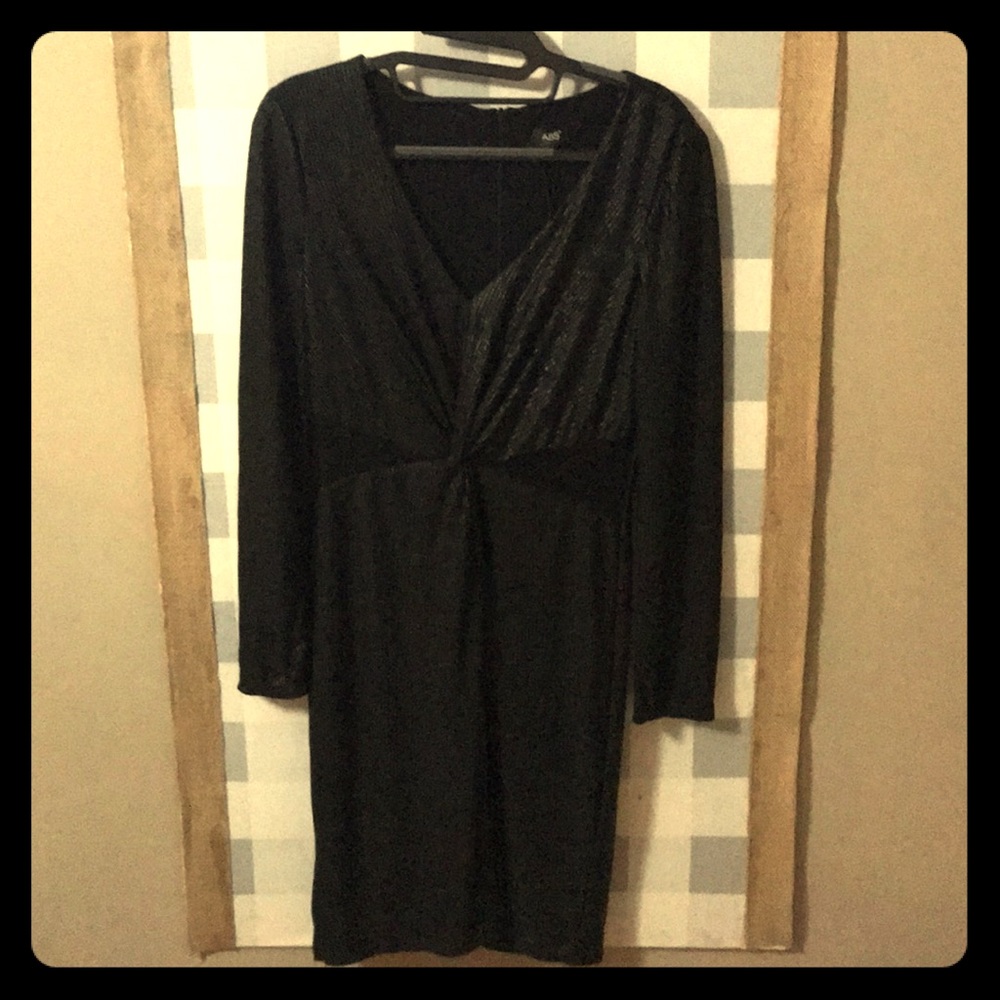 Allen Schwartz little black dress w/ long sleeves